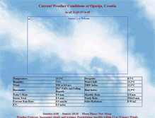 Tablet Screenshot of meteo.opatija.net